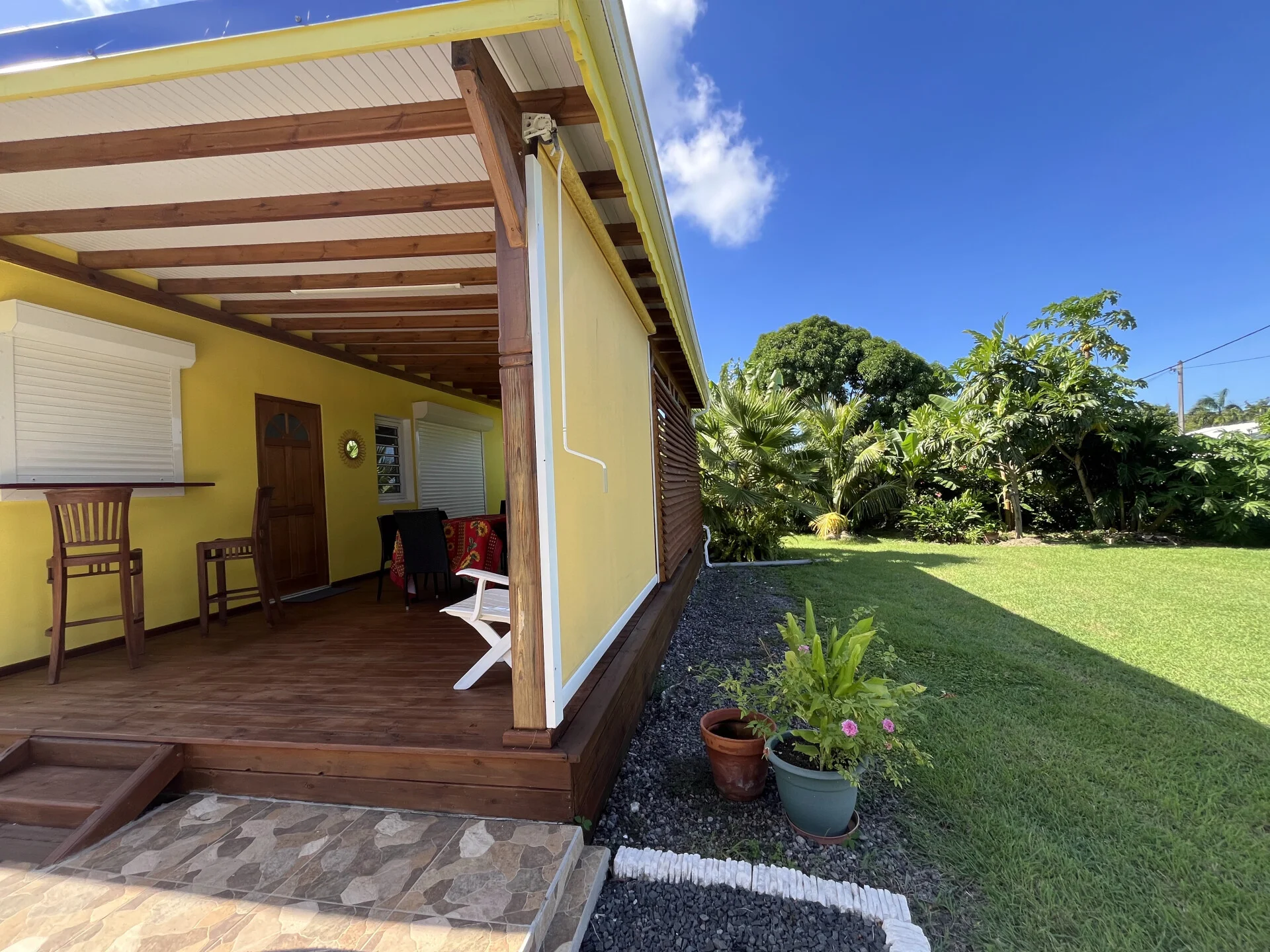 Vue principale du bungalow